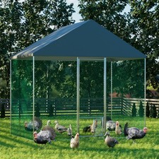 Heavy Duty Metal Chicken Run