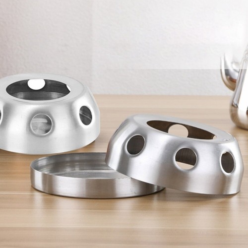 Round base heater stainless - round,