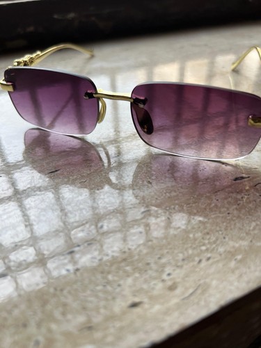 Cartier sunglasses with purple - sunglasses,
