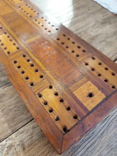 Cribbage board vintage - cribbage,