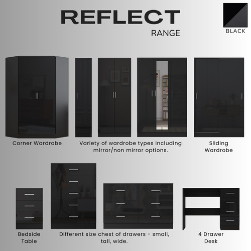 Reflect high gloss bedroom - reflect,