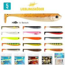 Favorite Lures 5cm Rubber Fish | 6x Rubber Lures for Perch, Zander & Pike Original Box