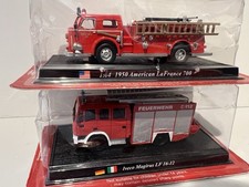 2x Del Prado 1/64 Fire Engine
