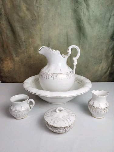 Antique edwin knowles semi - edwin, m