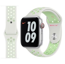 Official Apple Watch Nike Sport Band 49mm 46mm 45mm Spruce Aura / Vapour Green
