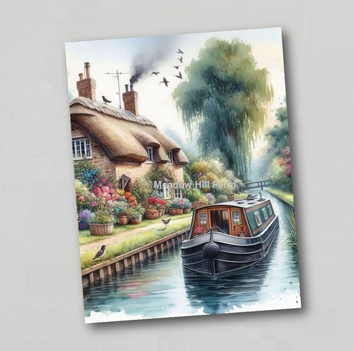 Fridge magnet canal barge - magnet,