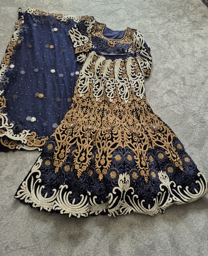 Blue gold silver heavy - blue/gold/silver,