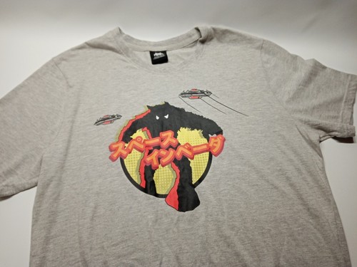Space invaders shirt grey - t-shirt, xl
