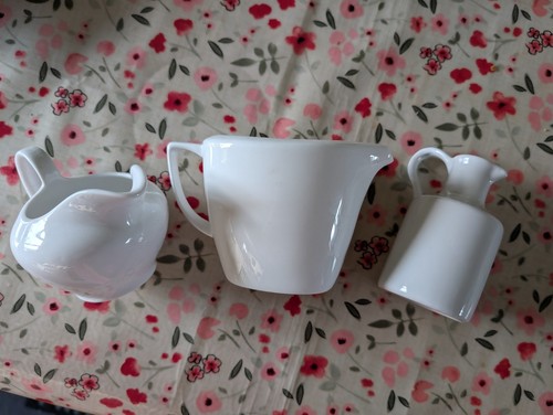White ceramic milk cream - 3,