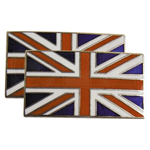 Enamelled union jack badge - jack,