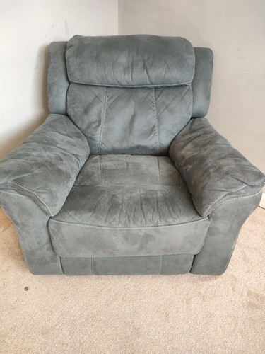 Grey electric recliner - grey,