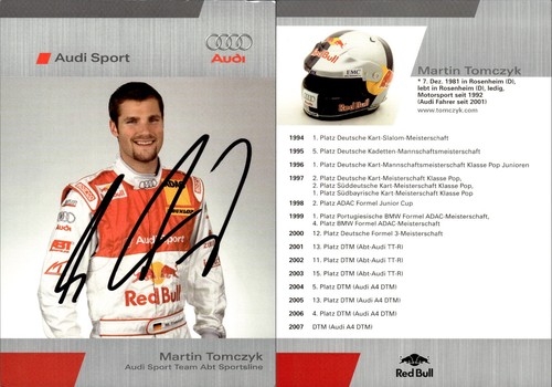 Martin tomczyk audi - tomczyk, abt