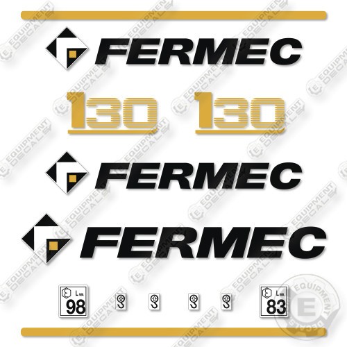 Fits terex fermec 130 decal - terex-fermec,
