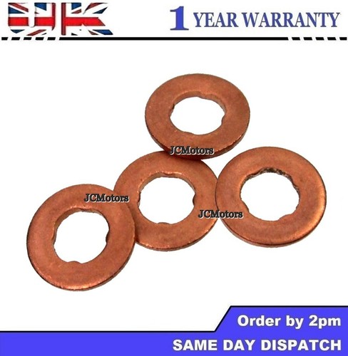 Injector copper washers - x4,
