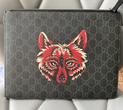 Gucci red wolf head - gucci, supreme