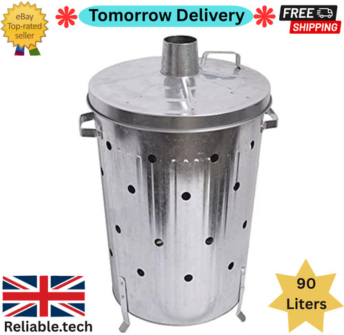 Large 90ltr incinerator fire - 90ltr,
