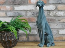 Fabulous Flocked Grey Blue