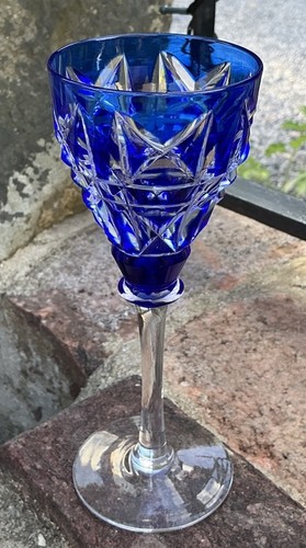 Vintage cobalt blue cut - cobalt,