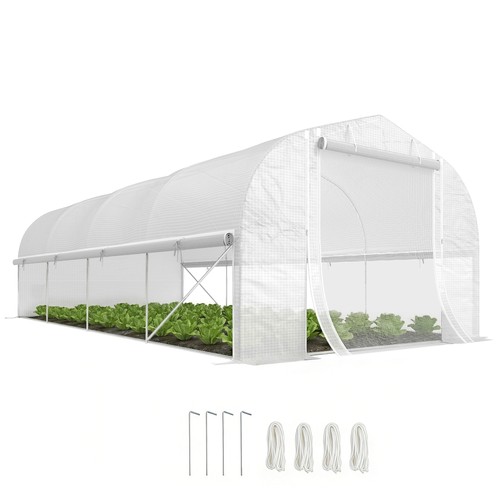 Outsunny polytunnel greenhouse - polytunnel,