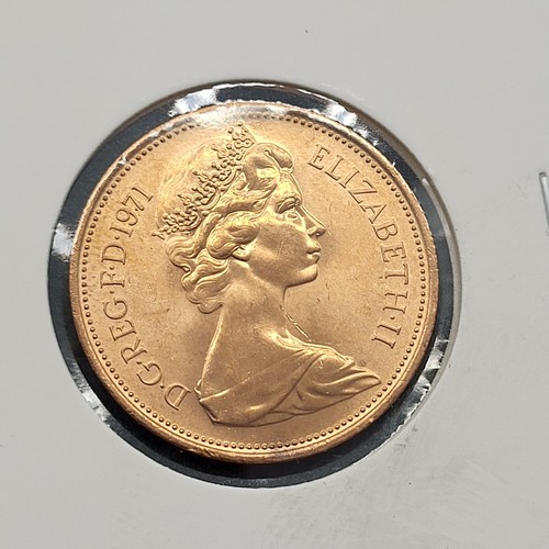 1971 new pence 2p - new,