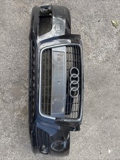 Genuine AUDI A3 S-LINE 2009 - Complete Front Bumper – Black - 8P0807233A