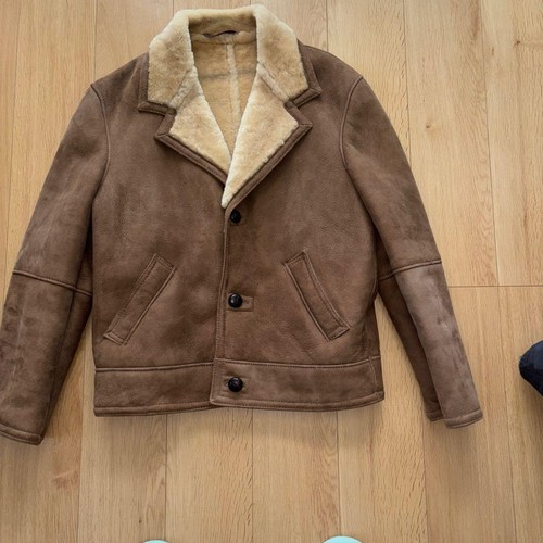 Schott sheepskin jacket size - sheepskin,