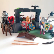 Playmobil 3137 Viking Knights Ambush Super Set Complete Original Instructions
