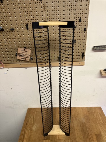 Metal wood dvd game holder - dvd,