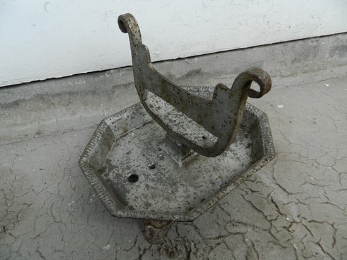 Antique cast iron boot scraper - antique,