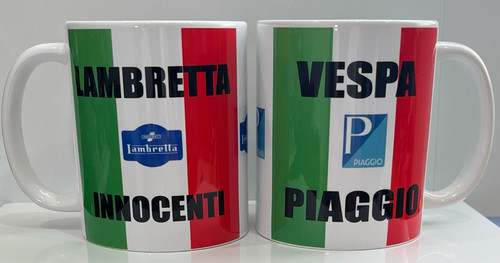 Lambretta vespa mugs - lambretta, &