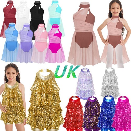 Girl sequins leotard - uk,