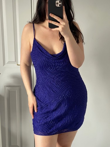 Rat boa blue purple beaded - boa,