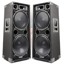 PAIR MAX 2x12 3 way PA BAND KARAOKE 2800w Peak Bass Floor Loud Speakers SSC2805