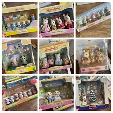 Sylvanian Families  Rabbit Family  set fennec fox babies fairy bear set toy new
