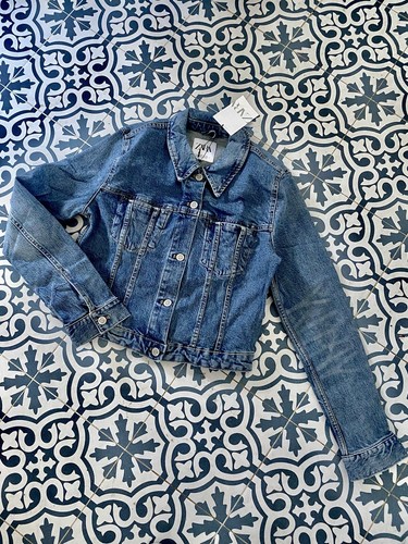Zara trf cotton denim jacket - zara,