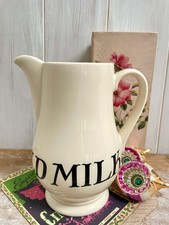 Rare Emma Bridgewater Black Toast & Marmalade A Pint of Cold Milk JUG 1st Unused