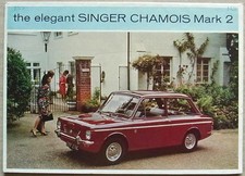 SINGER CHAMOIS Mark 2 Car Sales Brochure 1965 #1186/H