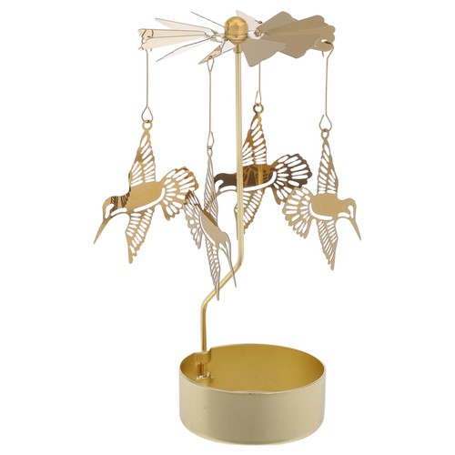 Rotary iron candle stand - candle,