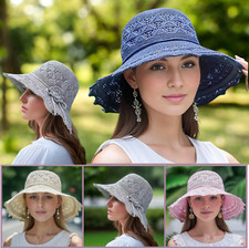 Ladies Foldable Sun Cap Beach
