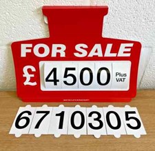 Car Sales Sign/Price Board