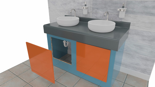 Toilet cubicle washroom - toilet,