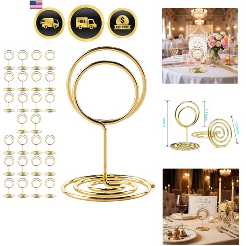 Pieces gold table number - 26,