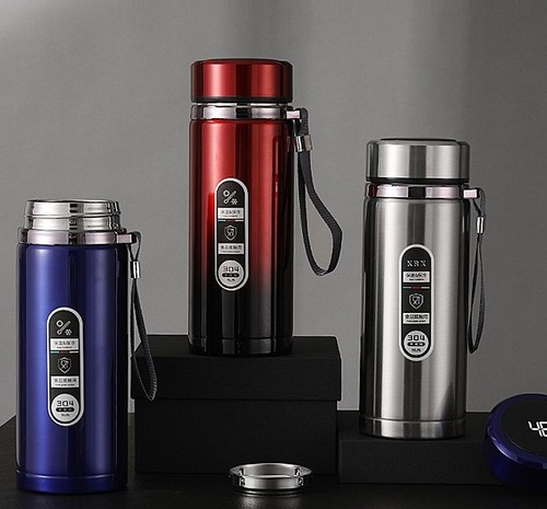 Stainless steel thermos water - stainless,