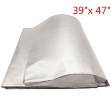 39"x 47" 1mx1.2m SELF ADHESIVE REFLECT A HEAT WRAP BARRIER FOR THERMAL EXHAUST 