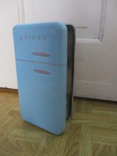 baby blue metal fridge doll furniture for Barbie bratz sindy kitchen or novelty