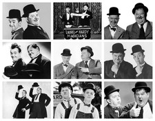 LAUREL AND HARDY POSTER PRINT