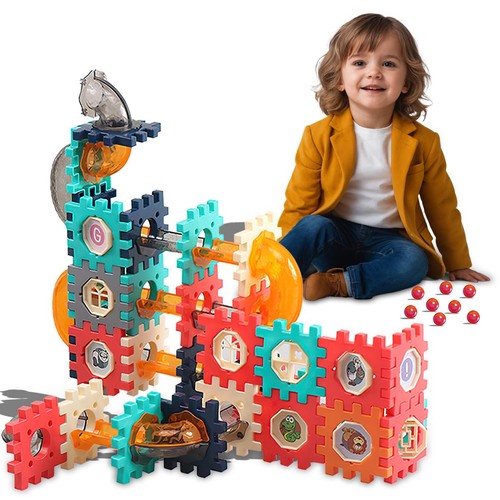 Kid 98pc balls marble run - run, race