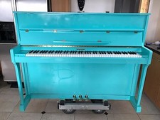 Beautiful Modern Upright Piano Refinished in the Colour Of Your choice Blue ..