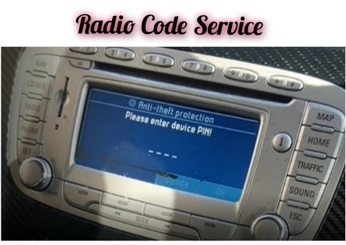 Ford radio pin code service - radio,