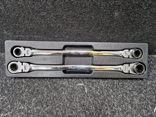 BLUE-POINT LONG DOUBLE BOX FLEX HEAD RATCHETING WRENCH SET BOERFMLF *0343*